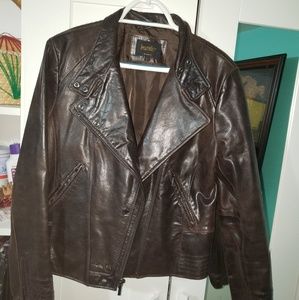 Laundry by Shelli Segal Leather Jacket NWOT